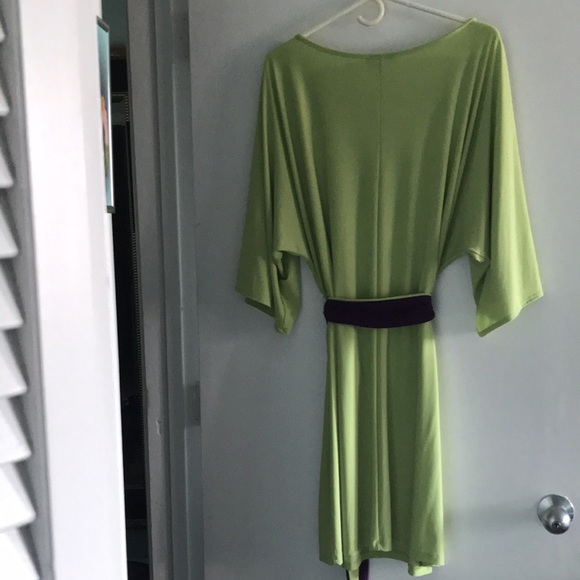 MSK arm hole dress key lime size large L - Picture 4 of 5